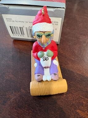 Hallmark Keepsake Ornament Maxine on a Sled Ornament 1998